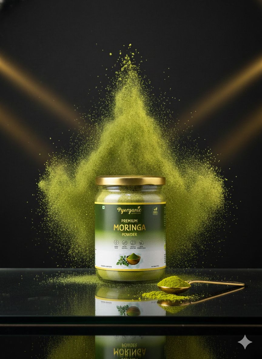 Premium Moringa Powder 250g - Lab Tested | 100% Natural & Pure